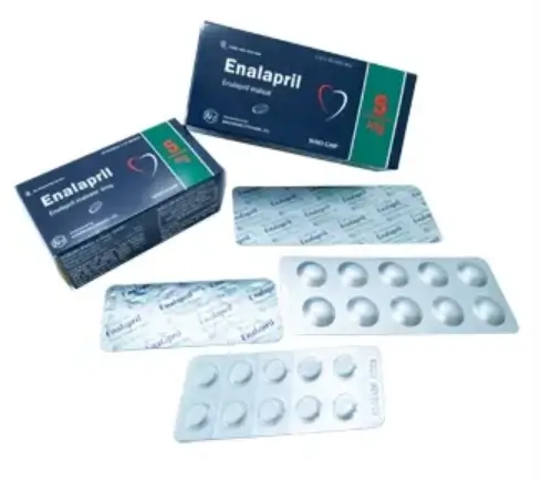 Thuốc trị tăng huyết áp Enalapril 5mg KHAPHARCO hộp 3 vỉ x 10 viên
