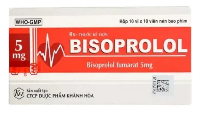 Bisoprolol 5mg Khapharco điều trị tăng huyết áp