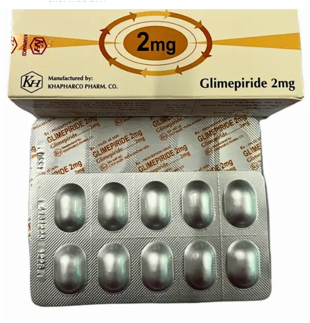 Glimepiride 2mg Khapharco (H/100v) (Vỉ nhôm)