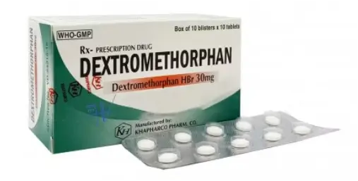 Viên nén Dextromethorphan 30mg điều trị ho do kích ứng, ho không đờm, mạn tính (10 vỉ x 10 viên)