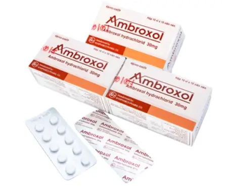 Thuốc điều trị ho Ambroxol 30mg Khapharco hộp 10 vỉ x 10 viên nén
