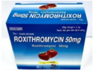 Roxithromycin 50mg Khapharco (H/30g/1.5gr)(Date cận)