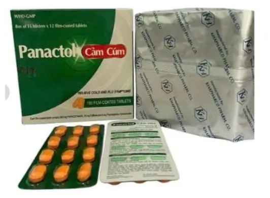 Panactol Cảm Cúm Khapharco (H/180v)