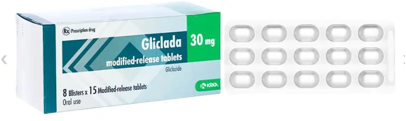 Gliclada 30mg điều trị bệnh tiểu đường type II cho người trên 18 tuối