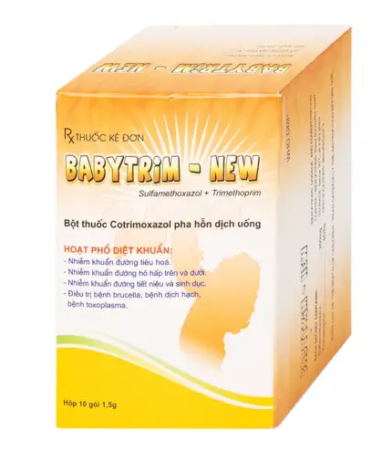 Bột uống Babytrim – New Pharbaco điều trị nhiễm khuẩn (10 gói x 1.5g)