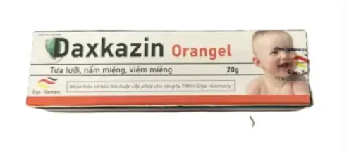Gel bôi tưa lưỡi Daxkazin Orangel hộp 1 tuýp 20g