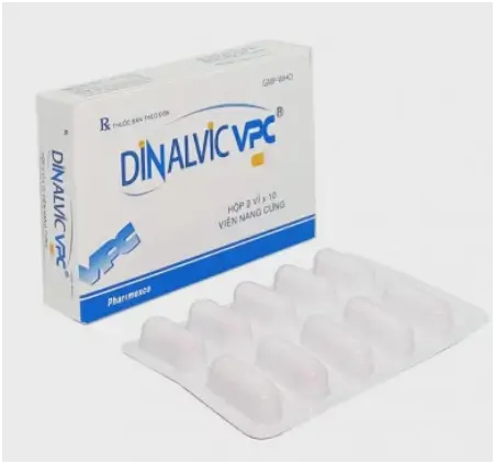 Viên nang Dinalvic VPC 37,5mg/325mg điều trị các cơn đau từ trung bình đến nặng (2 vỉ x 10 viên)
