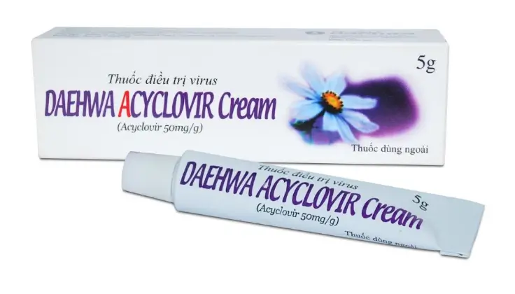 Daehwa Acyclovir Cream điều trị nhiễm virus herpes simplex