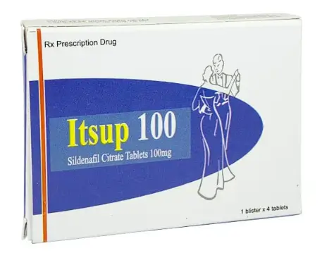 Thuốc trị rối loạn cương dương Itsup 100 hộp 1 vỉ x 4 viên nén bao phim