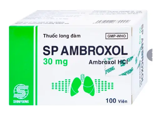 Thuốc SP Ambroxol 30mg điều trị các bệnh cấp và mạn tính ở đường hô hấp (10 vỉ x 10 viên)