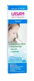 Xịt mũi Lasam xanh cho người lớn (70ml) – Hỗ trợ làm sạch mũi họng