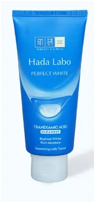 Kem Rửa Mặt HADA LABO Labo Perfect White Sạch Dịu Nhẹ, Dưỡng Sáng Sa (Chai 80g)