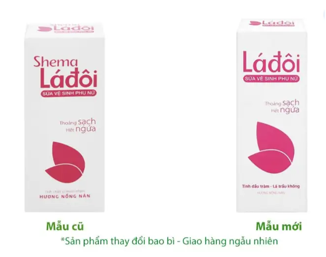 Dung dịch vệ sinh phụ nữ Shema Lá đôi hương nồng nàn chai 200ml