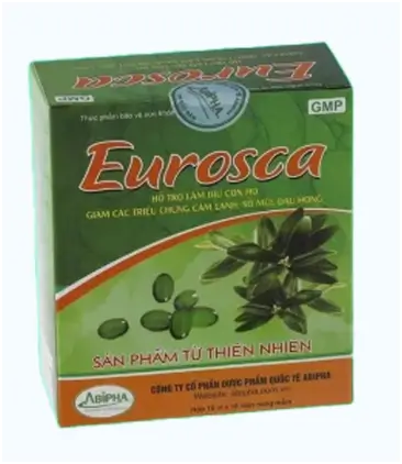 Viên uống ABIPHA Eurosca hỗ trợ giảm ho (Hộp 10 vỉ x 10 Viên)