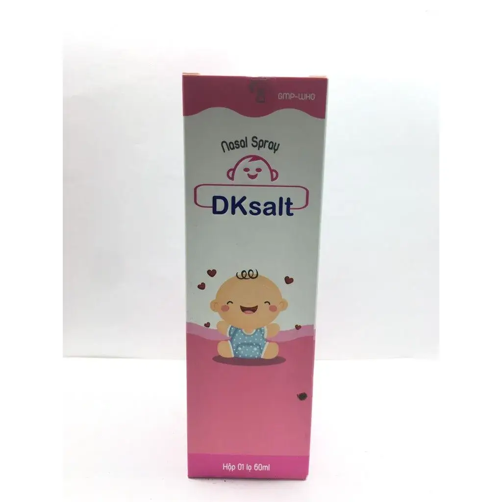 Dung dịch thuốc xịt mũi DKsalt Nasal Spray (hồng) hộp 1 lọ 60ml