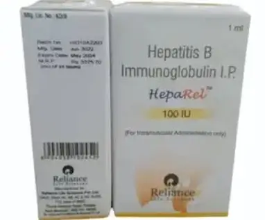Thuốc HepaRel – Hepatitis B Immunoglobulin I.P. 100 IU để phòng lây truyền HBV từ mẹ sang con