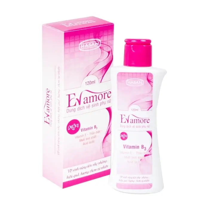Evamore Hasan 120ml – Dung dịch vệ sinh phụ nữ