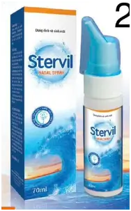 Stervil NASAL SPRAY Sổ mũi - Viêm mũi - Nghẹt mũi - Cảm cúm