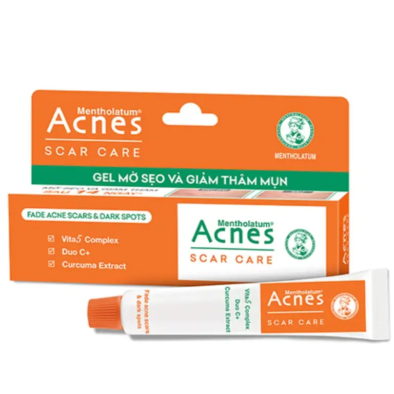Gel mờ sẹo và giảm thâm mụn Acnes Scar Care Rohto (12g)