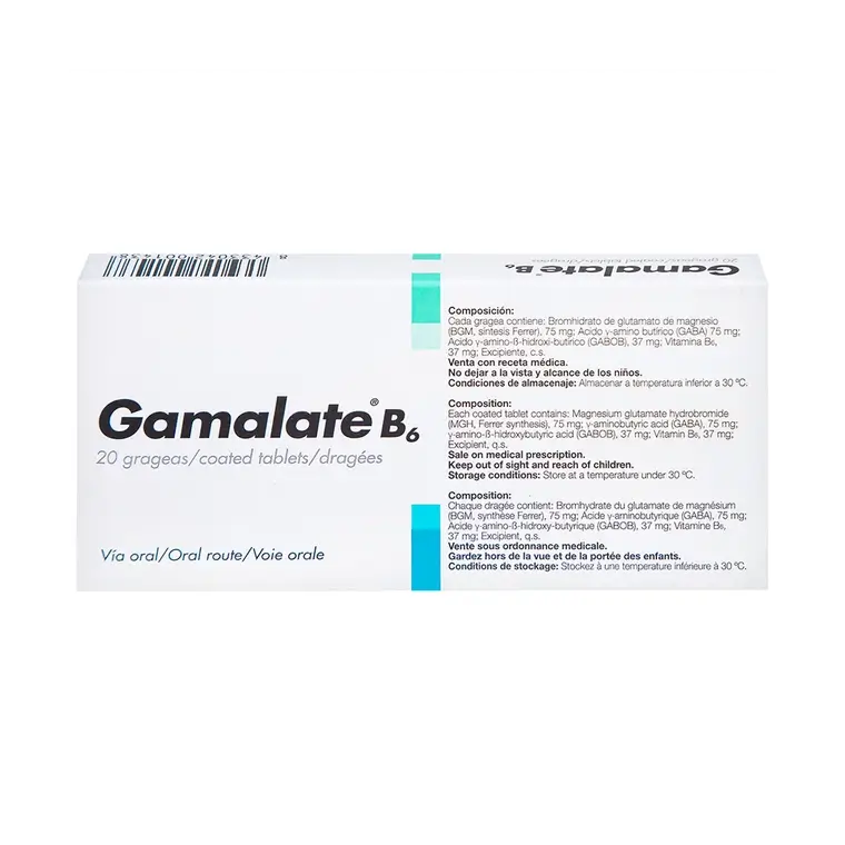 Thuốc Gamalate B6 Ferrer điều trị suy nhược thần kinh chức năng (2 vỉ x 10 viên)