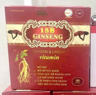 15B Ginseng bồi bổ sức khỏe, người bị lao lực mệt mỏi, kén ăn, tăng cường sức đề kháng bổ sung vitamin, khoáng chất