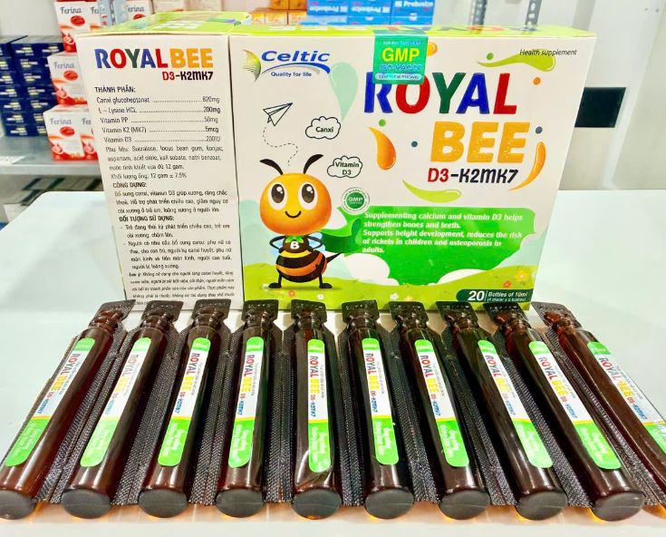 Royal Bee D3-K2MK7 hỗ trợ phát triển chiều cao tối ưu cho trẻ