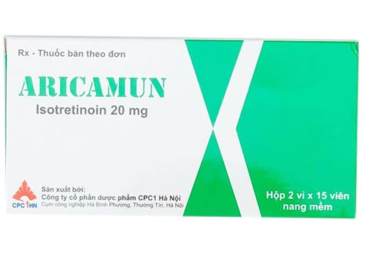 Thuốc Aricamun 20mg điều trị mụn