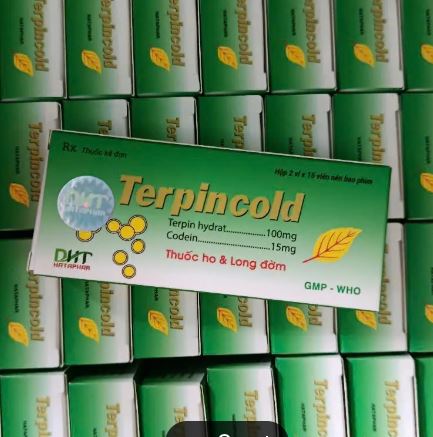 Thuốc Terpincold Hataphar điều trị ho khan, ho do ngứa cổ
