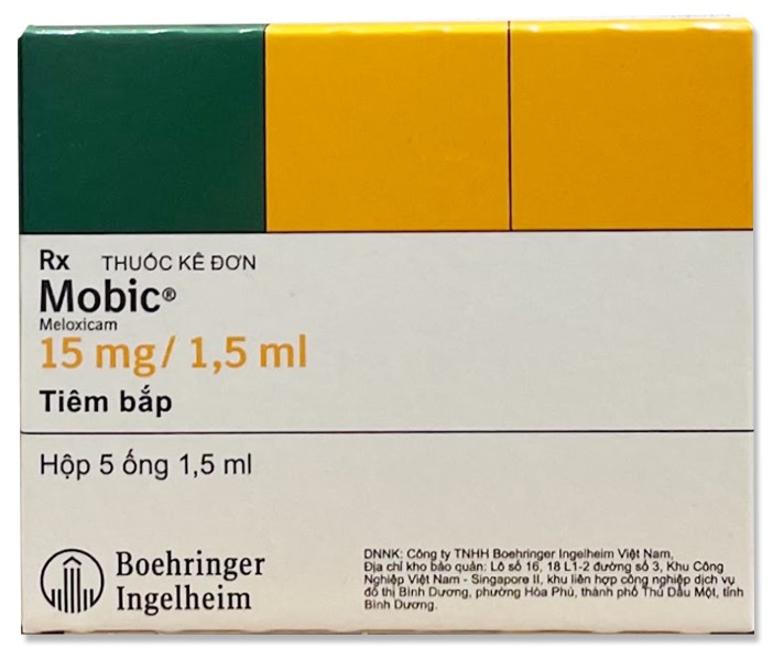 Mobic (Meloxicam) giúp điều trị triệu chứng viêm và đau