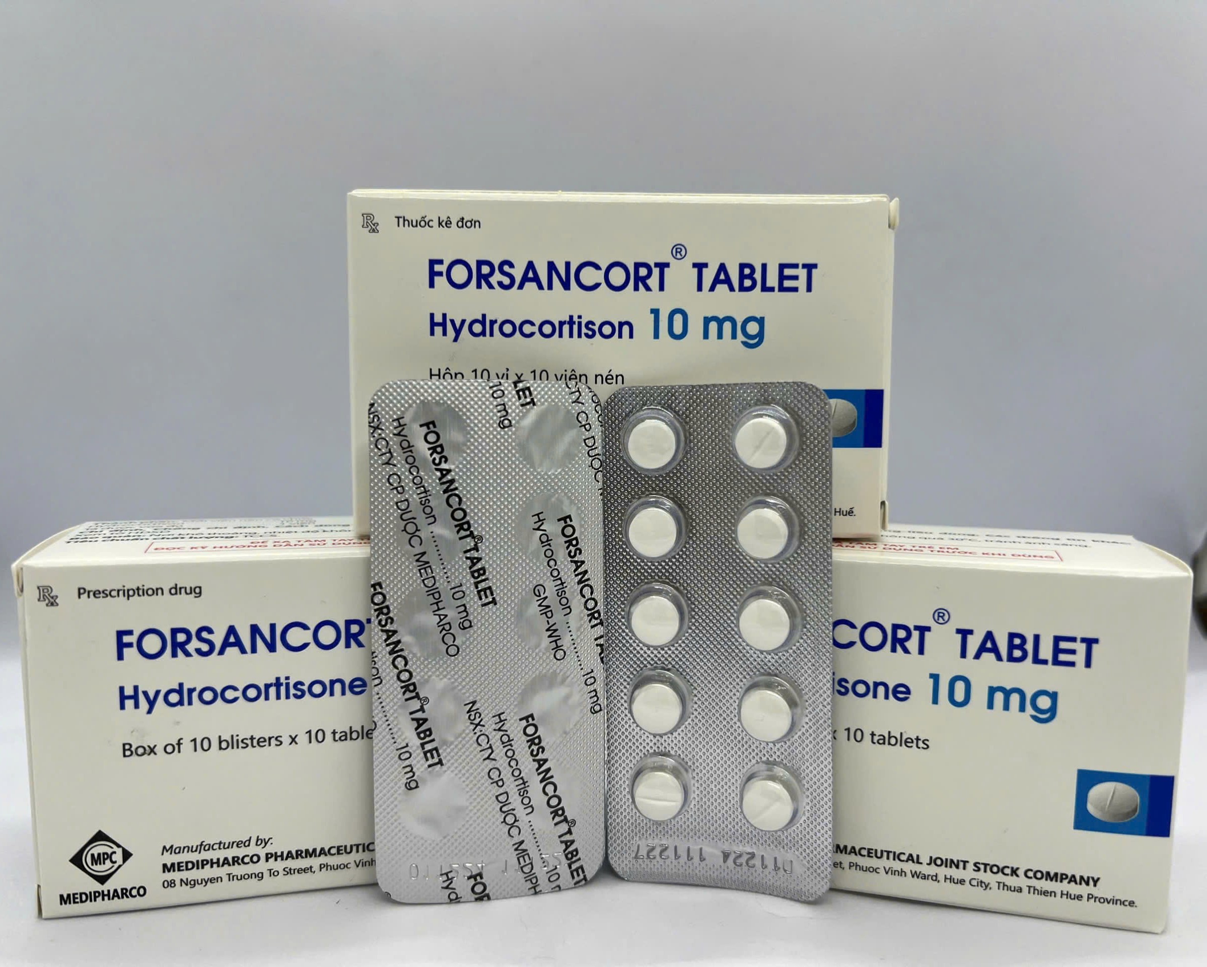 Forsancort Tablet Hydrocortison giúp chống viêm