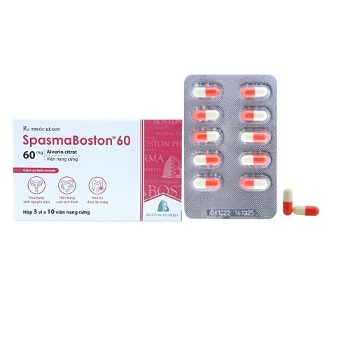 SpasmaBoston 60 giúp giảm nhanh các cơn đau bụng