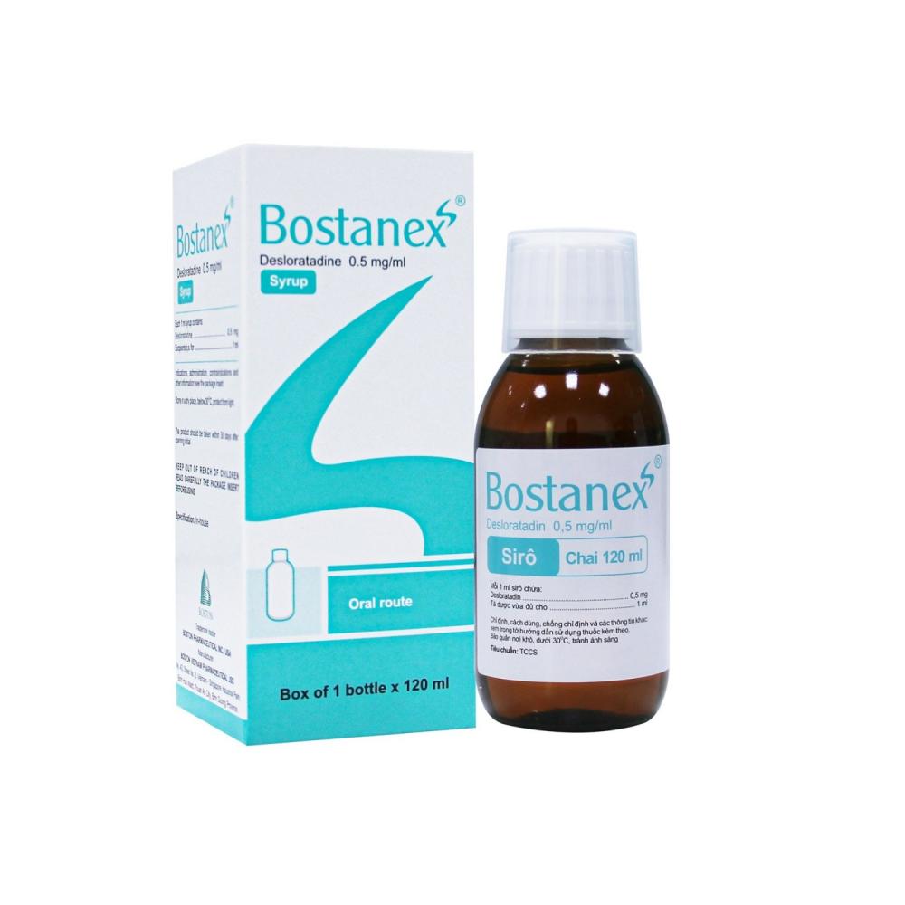 Siro Bostanex giúp giảm nhanh và hiệu quả các triệu chứng dị ứng