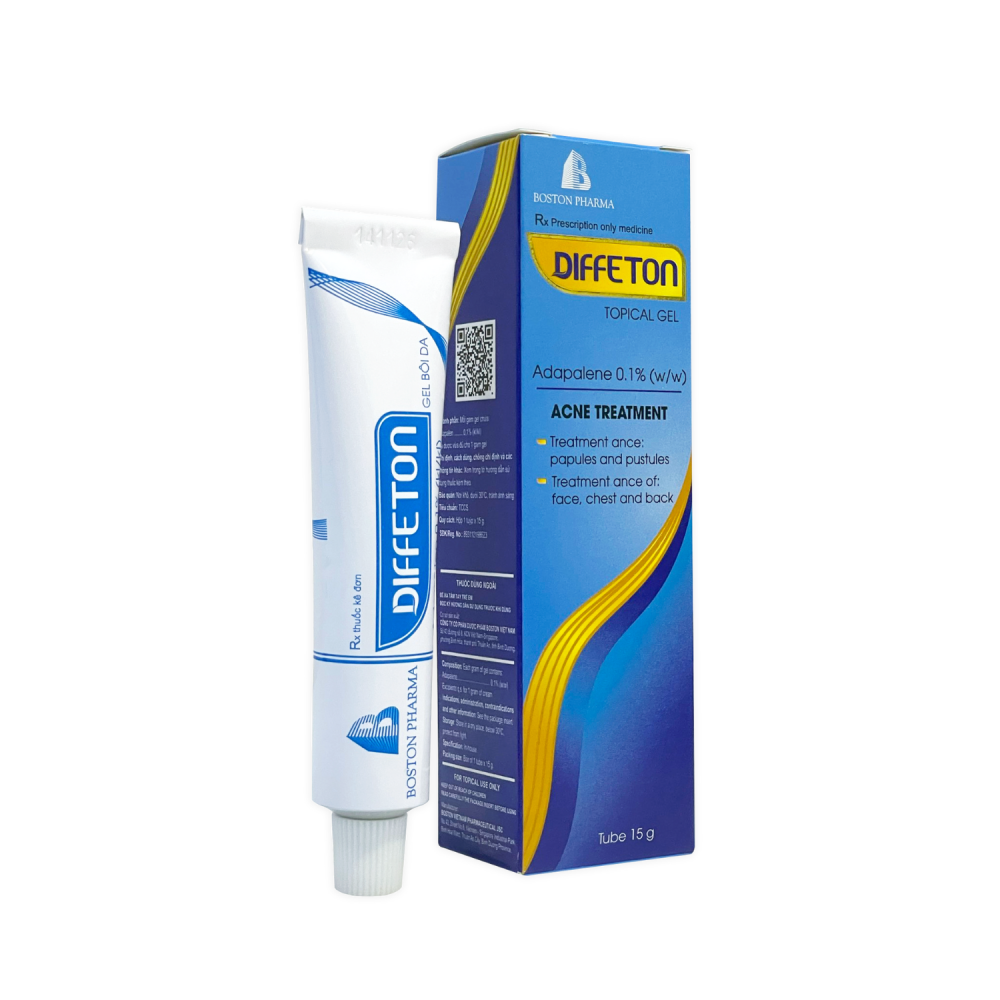 Diffeton giúp điều trị mụn trứng cá