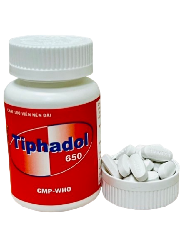 Thuốc Tiphadol 650 giúp giảm đau và hạ sốt hiệu quả