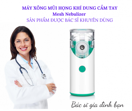 MÁY KHÍ DUNG CẦM TAY MEDICAL MESH NEBULIZER (PIN LITHIUM)
