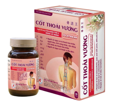 Cốt Thoái Vương Platinum giải pháp hỗ trợ phục hồi cấu trúc đĩa đệm và tái tạo sụn khớp tầng sâu
