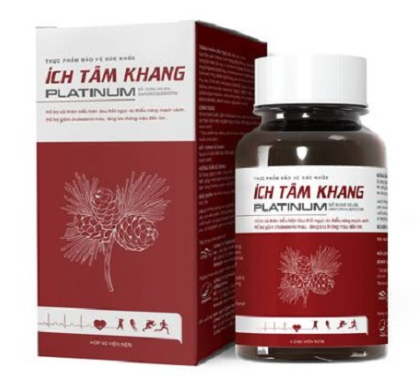 Ích Tâm Khang Platinum hỗ trợ giảm cholesterol máu và tăng lưu thông máu