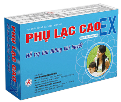 Phụ Lạc Cao hỗ trợ lưu thông khí huyết