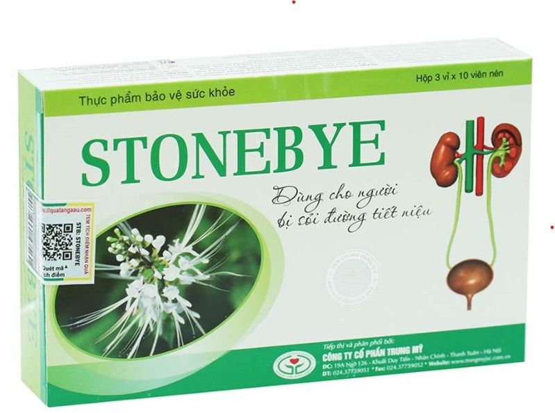 Stoneby hỗ trợ điều trị sỏi tiết niệu