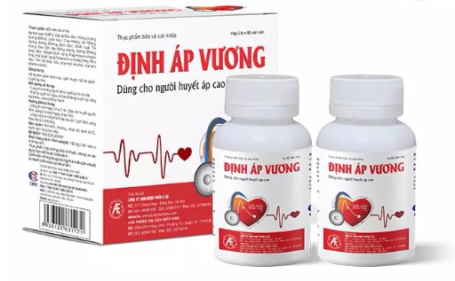 Định Áp Vương hỗ trợ ổn định huyết áp (Hộp 180 viên)