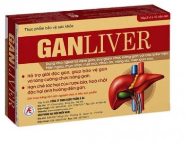 Gan Liver giải độc gan hạn chế tác hại bia rượu