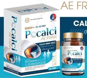 Pocalci bổ sung calci vitamin D3 cho cơ thể