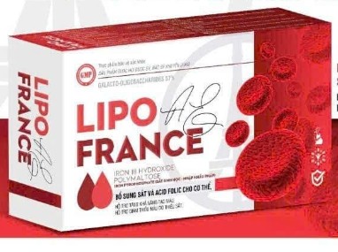 Lipo France bổ sung sắt và Acid Folic cho cơ thể