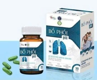 Bổ Phổi Gold hỗ trợ bổ phổi giảm ho đau rát họng