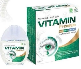Dung Dịch Nhỏ Mắt Vitamin Premium hỗ trợ giảm đau mắt tăng cường thị giác