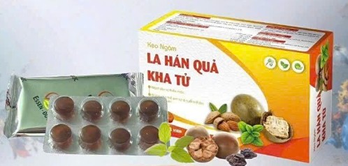 Kẹo ngậm La Hán Quả Kha Tử giảm đau rát phục hồi giọng nói
