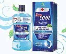 Nước súc miêng Hufa Cool làm sạch khoang miệng đem lại hơi thở thơm mát
