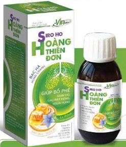 Siro ho Hoàng Thiên Đơn bổ phế trừ ho giảm đau rát họng
