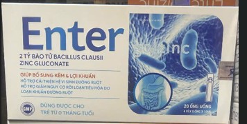 Entergolzinc Men tiêu hoá hỗ trợ hệ vi sinh đường ruột 