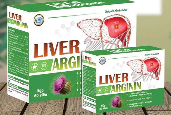 Viên uống giải độc gan Liver Arginin tăng cường chức năng gan Hộp xanh